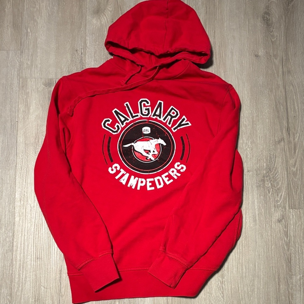 CFL Calgary Stampeders Red Hoodie for Men